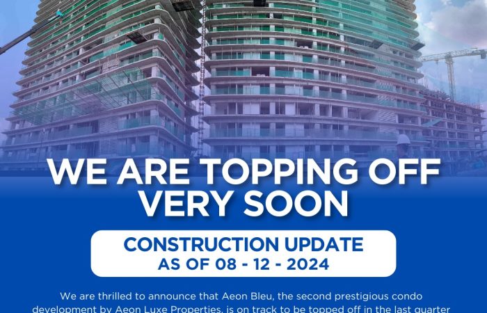 Aeon Bleu is Topping Off Very Soon!